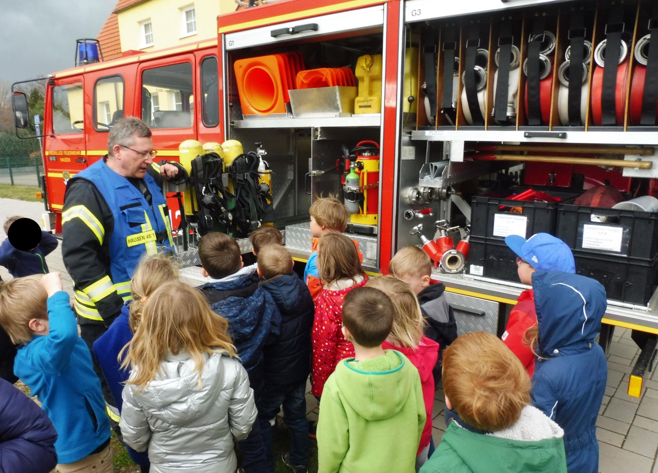 Die Feuerwehr war da