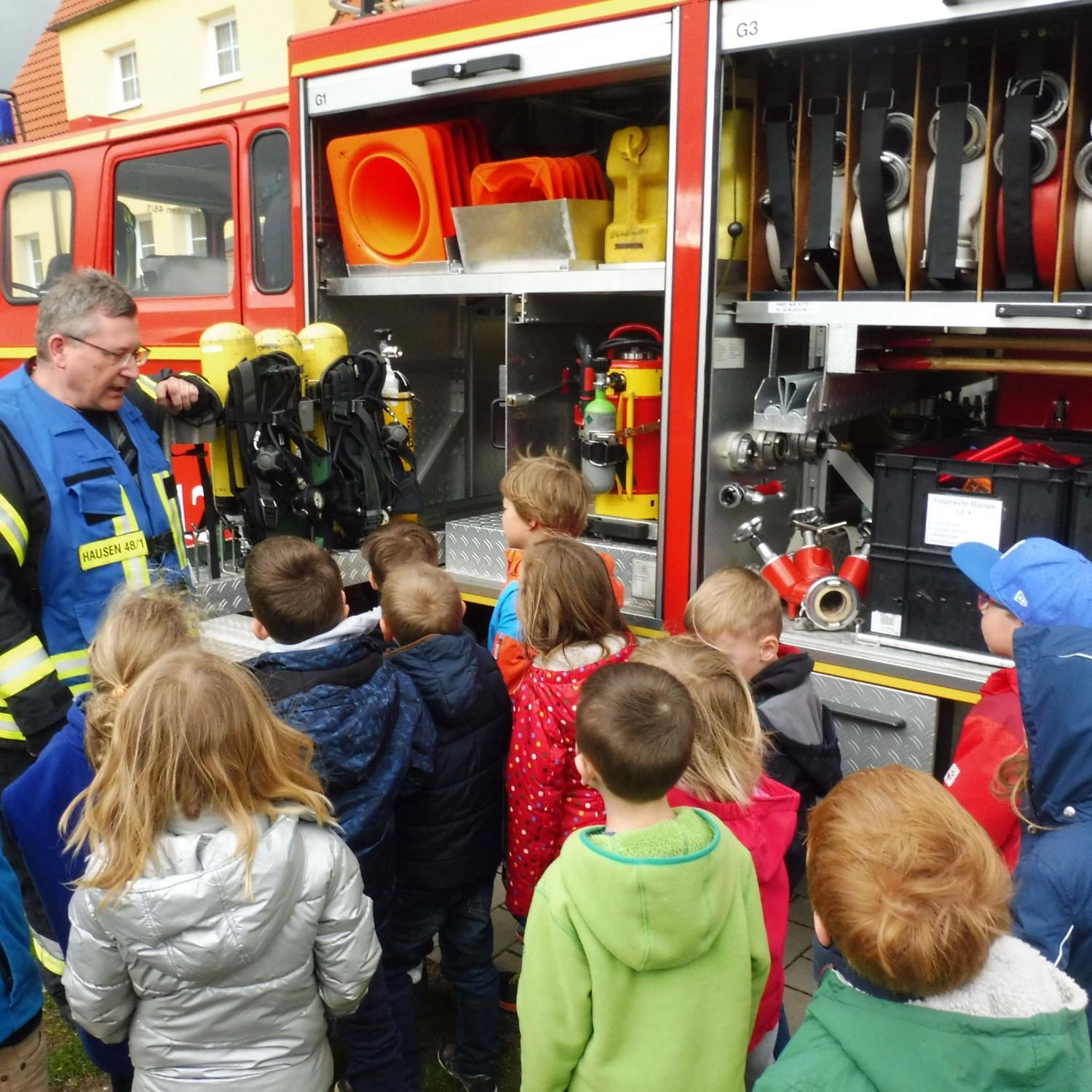 Die Feuerwehr war da