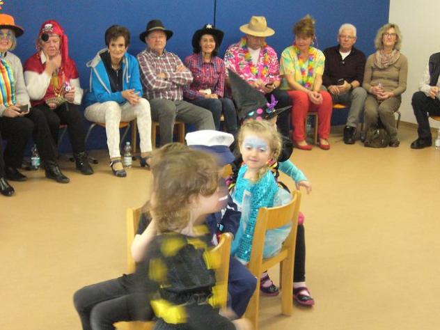 Fasching mit den Großeltern