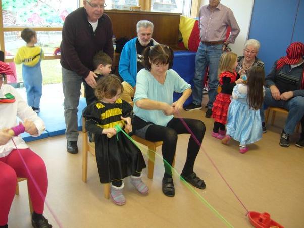 Fasching mit den Großeltern