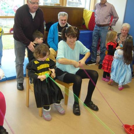 Fasching mit den Großeltern