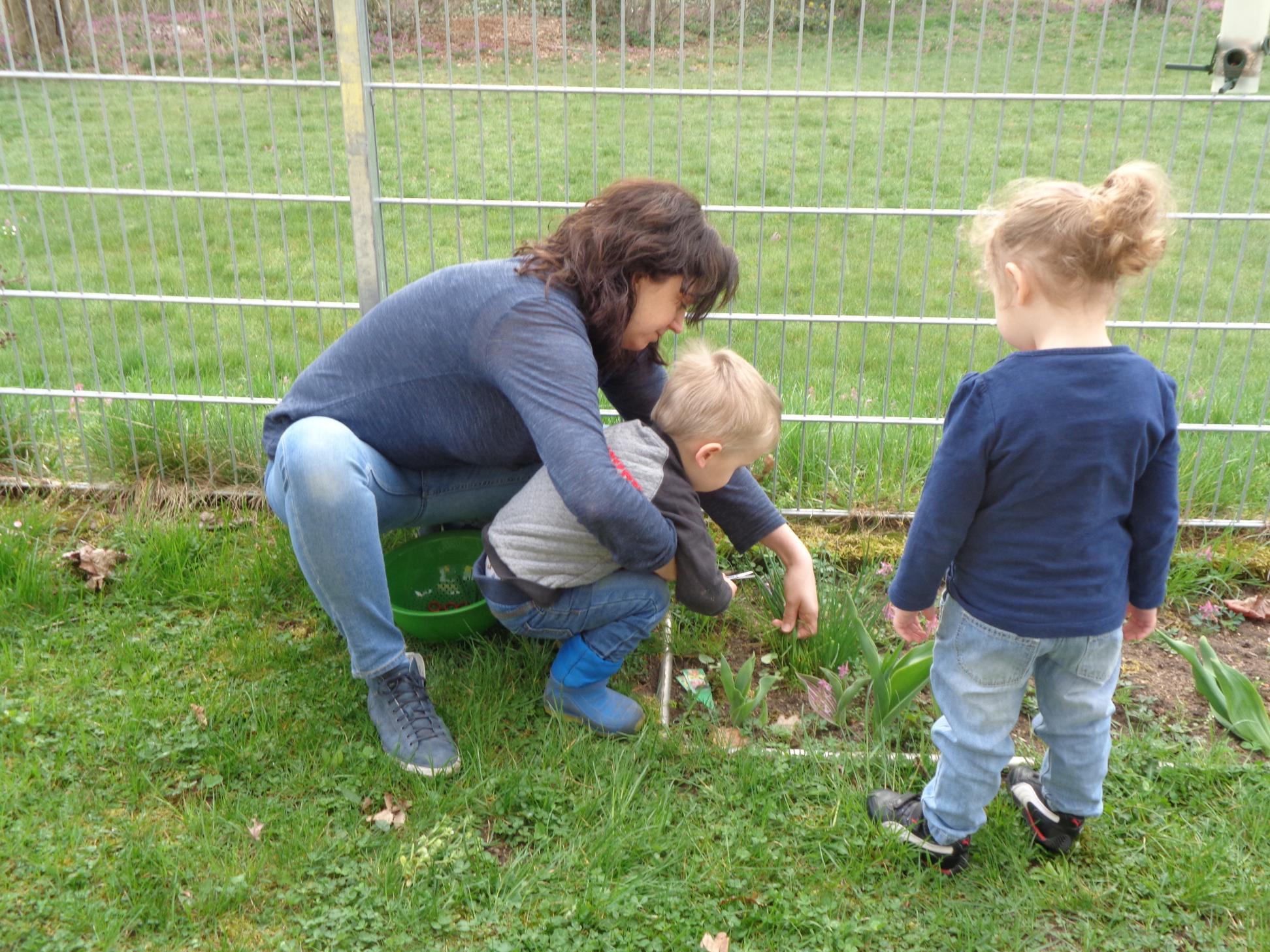 Frühling in der Krippe