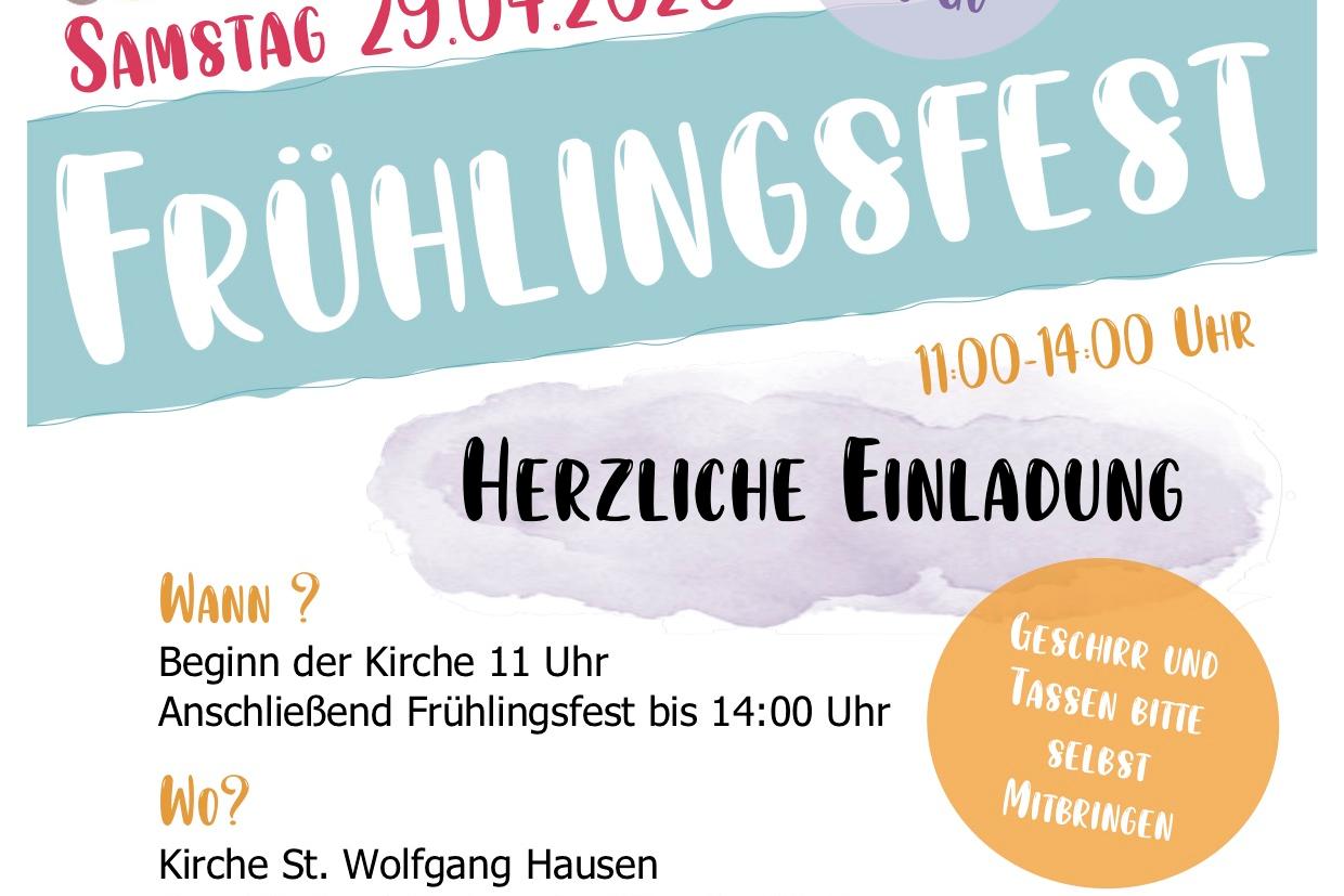 Plakat Frühlingsfest 2023