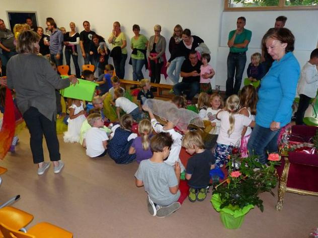 Verabschiedung der Vorschulkinder und Frau Gisela Römmelt