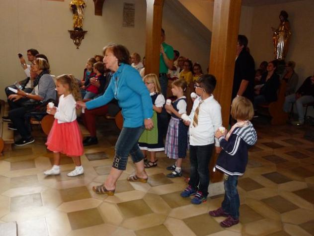 Verabschiedung der Vorschulkinder und Frau Gisela Römmelt